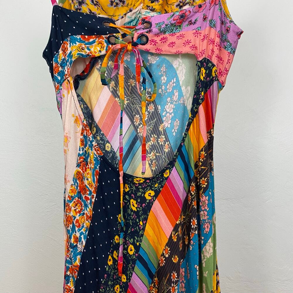 Free People Fiona Maxi Dress - Confetti Combo - Size Medium - Picture 6 of 13